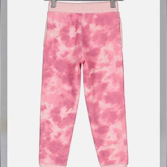 Pink Tie-Dye Kids Sweatpants - Picture 2 of 6